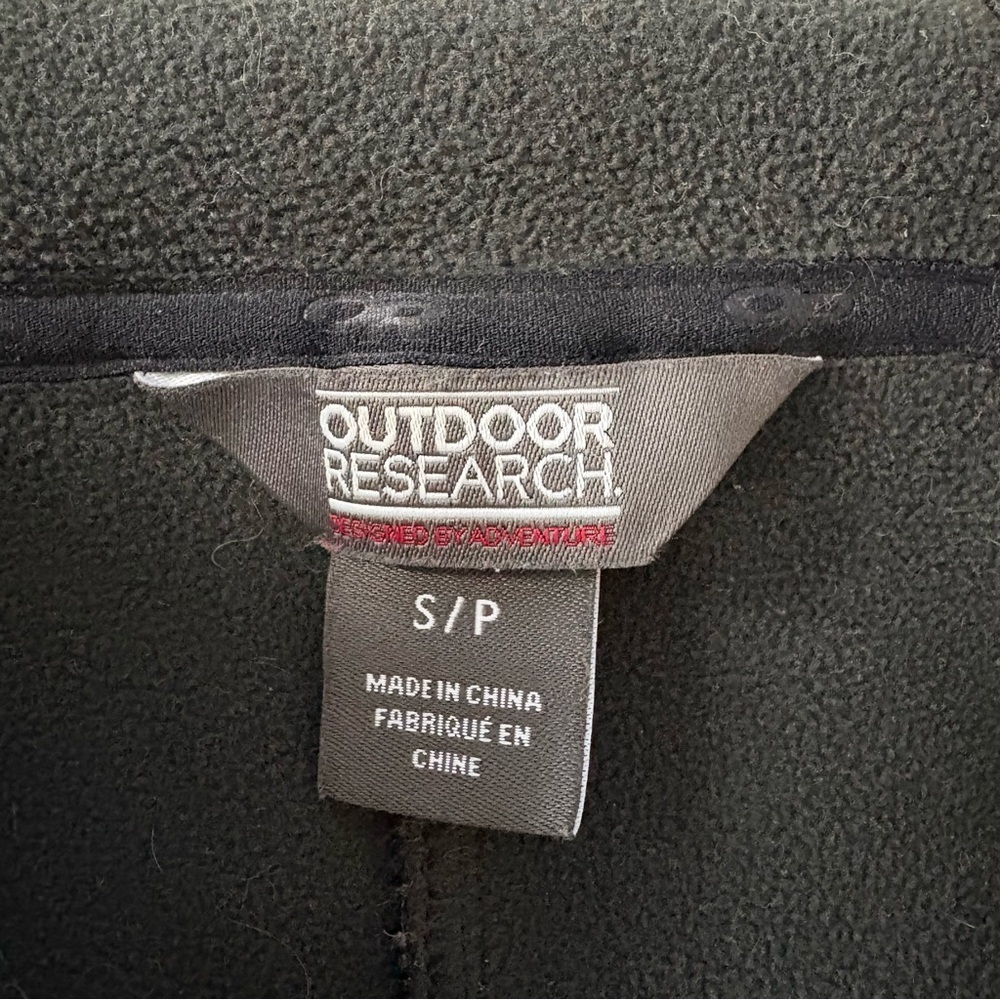Outdoor Research Womens Flurry Jacket Small Forest Green Black Fleece Wool Warm - Picture 9 of 9